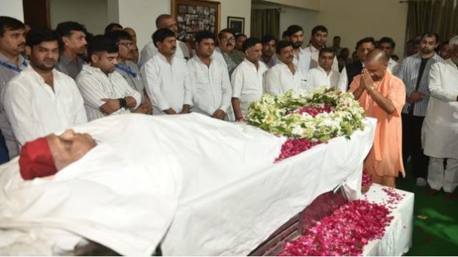 Tomorrow afternoon at three o'clock Funeral in Saifai, the PM is likely to come