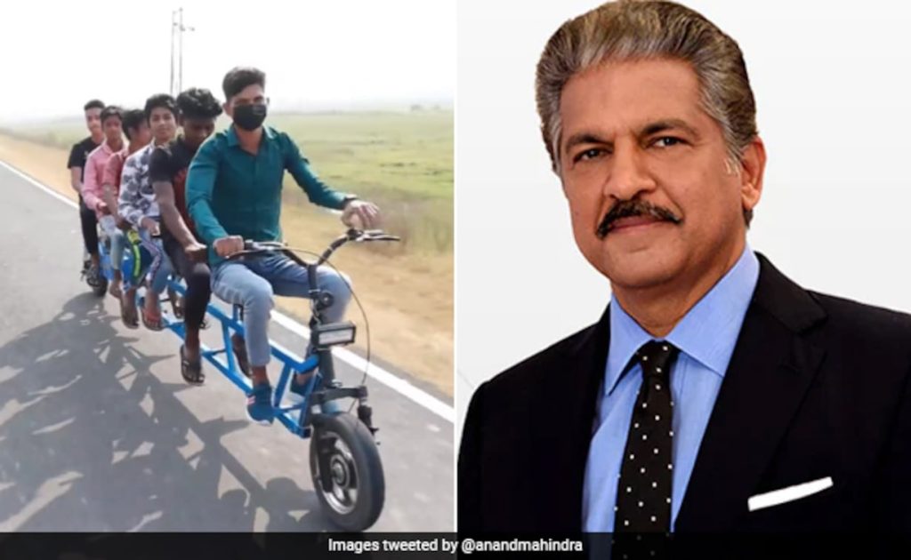 Anand Mahindra shares clip of innovative passenger vehicle; netizen brainstorms to make it better