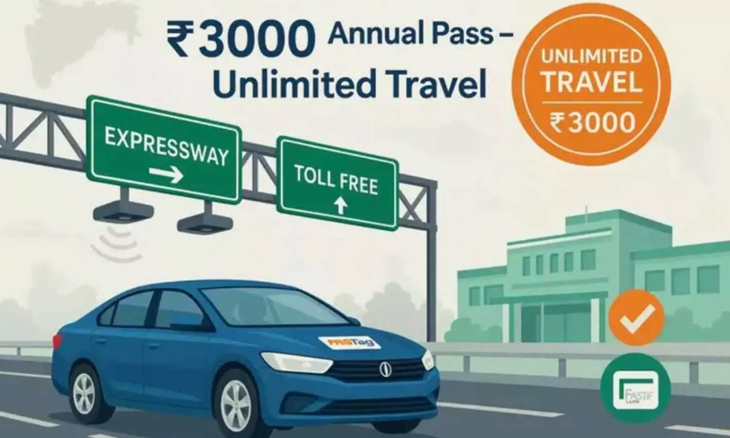 Unlimited Highway Travel with FASTag: ₹3,000 Annual Pass Launched – All You Need to Know