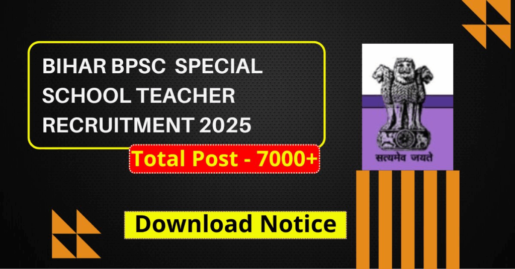 BPSC special teacher recruitment 2025 notification released for 7279 posts: Check when and how to apply online